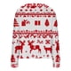 thumbnail image 4 of Puntoco Chaqueta Informal Con Botones Y Estampado Navideño Para Mujer, 4 of 5
