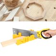 thumbnail image 1 of Clamping Box With Saw Clamping Mitre Box Clamping Box Saw Mitre Box Back Saw 12 Inch ABS Plastic Multiple Angle Clamping Mitre Box With 14 Inch Back Saw ANGGREK Otros, 1 of 9