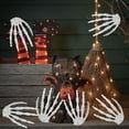 thumbnail image 5 of Todaioua Life Size Skeleton Arms Halloween Decor - Plastic Skeleton Hand Props for Outdoor Indoor Haunted House Graveyard Scene Decoration, 5 of 6