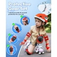 thumbnail image 6 of FUNWICT Kids Bike Helmet Boys Girls Bicycle Helmet for Kids 3-5-8 Breathable Adjustable Lightweight Kids Helmet and Pads Set for Cycling Skating Scooter Skateboard, 6 of 10