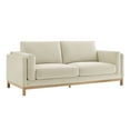 thumbnail image 2 of Modway Roscoe 81 inch Fabric Sofa in White, 2 of 10