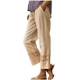 thumbnail image 2 of DailyTrove Women's High-Waisted Straight-Leg Jeans, Casual Denim Cropped Pants, 2 of 6