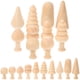 thumbnail image 1 of BRIGHTFUFU 20pcs Árbol de madera sin terminar árbol de madera mini árbol de madera para la decoración de pintura de artesanía de bricolaje, 1 of 7