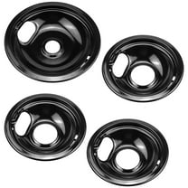 Beaquicy Porcelain Range Burner Drip Pans for Whirlpool Cooktop