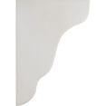 thumbnail image 3 of 1 3/4"W x 5 1/4"D x 7 1/2"H Plymouth Wood Vintage Decor Bracket, Chalk Dust White, 3 of 6