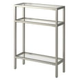 thumbnail image 6 of Maklaine 22" Modern / Contemporary Metal Silver Finish Console Table, 6 of 8