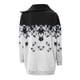 thumbnail image 5 of Puntoco Mujeres Moda Casual tops Manga Larga Impreso Cuello Alto Suelto Cremallera Pullover Sudaderas Puntoco Puntoco-280, 5 of 5
