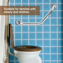 Tebru Greensen Hand Rail Bathroom Grab Bar, Silver