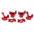 thumbnail image 1 of RC Caster Blocks C Hubs, Metal RC Stub Axle Carriers Alta Dureza Durable Alta Resistencia Para 1/18 RC Car Para LaTrax Teton Cergrey Rojo, 1 of 8