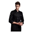thumbnail image 3 of Uniforme Gastronómico Filipino De Mangas Largas Moda Chef, 3 of 8