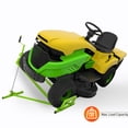 thumbnail image 3 of Heavy Duty Steel Riding Mower Lift 880 Lbs Capacity Foldable Telescopic Lawn Tractor Jack with Manual and Power Tool Handle for Garden Tractors and ATVs, 3 of 8