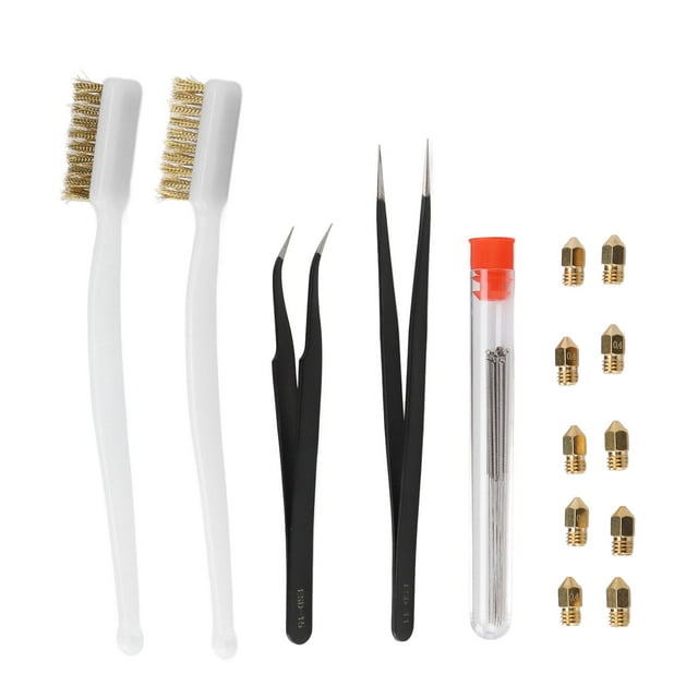 Kit de limpieza de boquillas Suspensión Posición precisa del orificio Kit de agujas de limpieza de boquillas de pequeño volumen