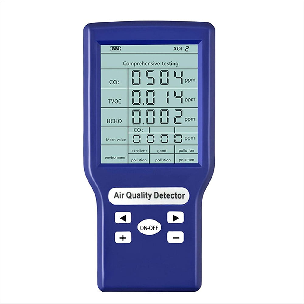 Air Quality Monitor HCHO TVOC PM2.5 PM10 Formaldehyde Detector Tester Home Tool 