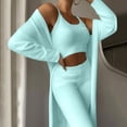 thumbnail image 2 of BJUTIR Womens Casual Activewear Sets Winter Plush Casual Sportswear Solid Long Sleeves 3 Piece Set, 2 of 5