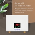 thumbnail image 4 of TIMIFIS 3000W Instant Electric Water Heater Hot Water Heating With Remote Control Constant Temperature Inverter Home Kitchen Bathroom Shower(110V) -, 4 of 7