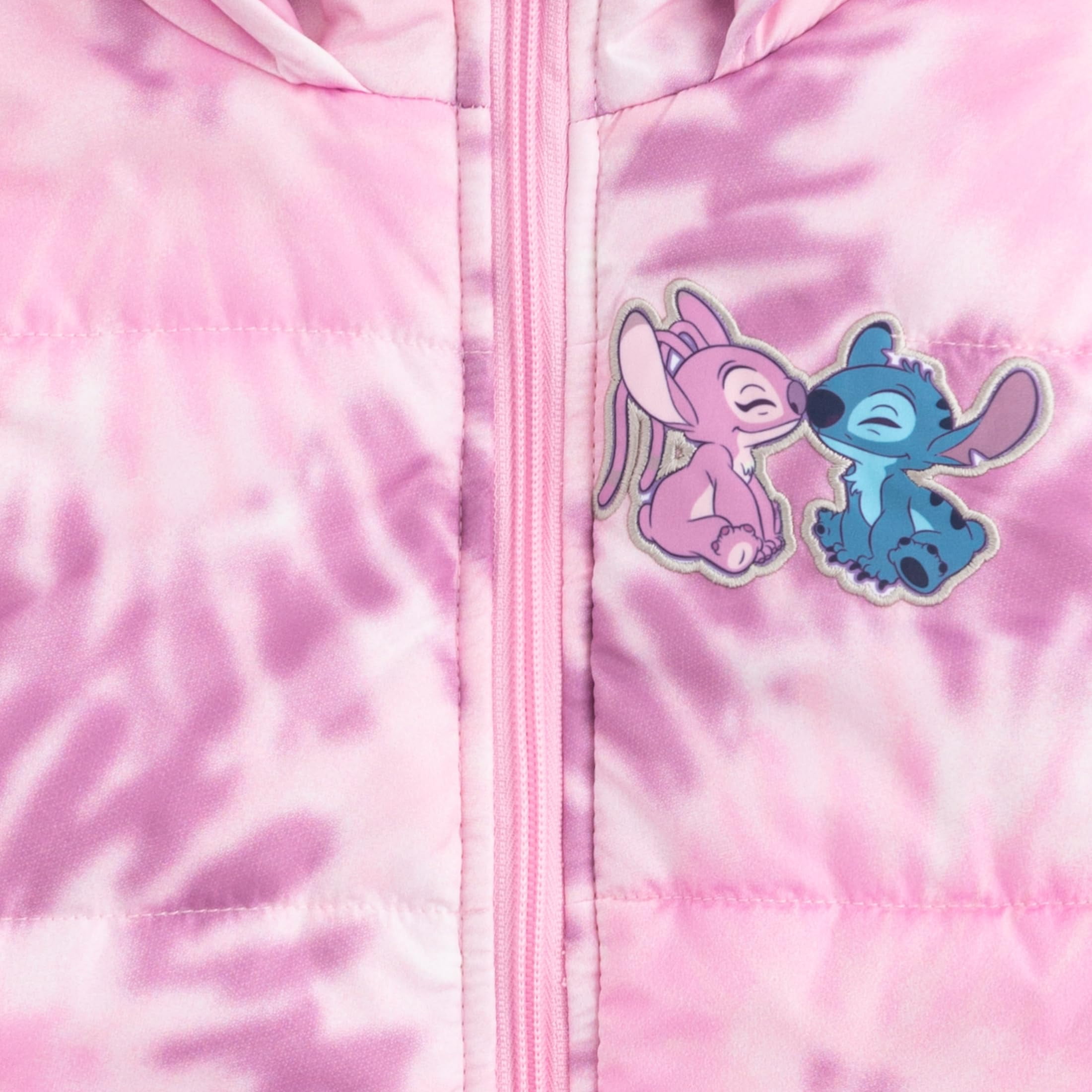 Disney Lilo & Stitch Long Sleeve Shirt, Hooded Vest, and Pants Set (Girls), 3 Piece Set, Sizes 4-12