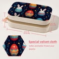 thumbnail image 5 of Easter Velvet Portable Jewelry Box with Removable Compartment - Stylish Gift, Display Case, and Decorative Box, 5 of 7