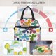 thumbnail image 4 of Disketp Colorful Butterflies Lonchera Térmica para Mujer y Hombre, Bolsa de Almuerzo Reutilizable e Impermeable para Trabajo, Viajes y Picnic, 4 of 7