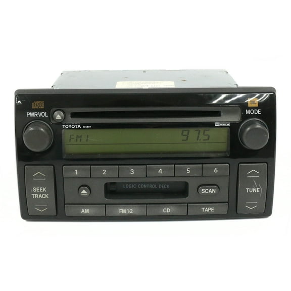 Restored 2005-2006 Toyota Camry Receiver AM FM CD Cassette 86120-AA170 Face ID AD6809 (Refurbished)