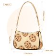 thumbnail image 3 of Chocolate Chip Cookies SmallWomen Small Shoulder Bag Crossbody Tote Hobo Bags Purse Clutch Handbags with Chain Strap for Women, 3 of 7