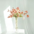 thumbnail image 5 of 6 Stems Artificial Poppy Silk Flowers Faux Poppy Flowers Long Stem Flower Bouquets for Home Decor, Wedding, Centerpiece. Pink Flower Arrangement Decoration, 5 of 8
