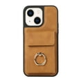 thumbnail image 6 of for iPhone 15 Plus Case Wallet, with PU Leather Detachable Card Holder Compatible with Magsafe, Durable Protection Magnetic Phone Case with Ring Kickstand for iPhone 15 Plus, Brown, 6 of 7