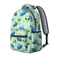 thumbnail image 2 of Alien UFO Pale Green Pattern Backpack for School, Cute School Bag with Adjustable Shoulder Straps and Padded Back, 15.3"x11"x7.1", 2 of 5