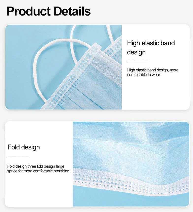 CIRCLE- [100 Pcs] Protective Disposable Face Mask Quality 3-Ply Nose Mouth Cover