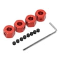 thumbnail image 3 of Acoplador Combinador De 12 Mm, Buen Rendimiento, Alta Resistencia, Resistencia A La Deformación, Piezas De Actualización De Coche RC Para Coche MN 1/12 RC Para Coche WPL 1/16 RC Cergrey Rojo, 3 of 8