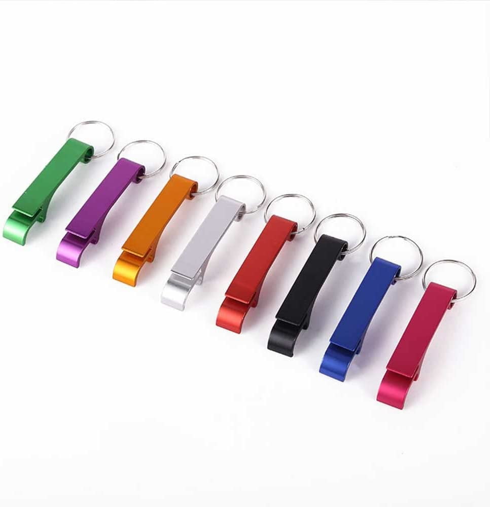 16PCS Mini Key Ring Bottle Openers Aluminum Alloy bottle openers
