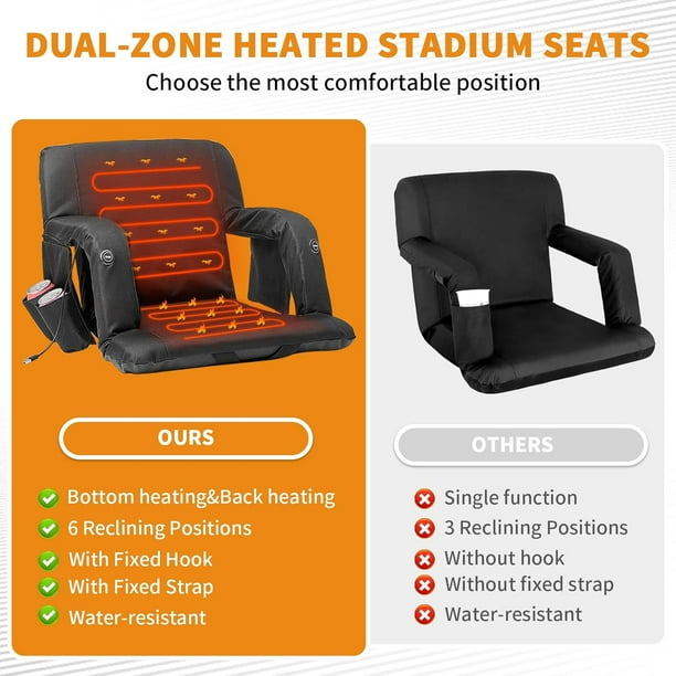 Heated stadium seats shops walmart