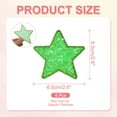 thumbnail image 2 of Parches de Lentejuelas en Forma de Estrella Uxcell, 2.6"x2.6" Parches de Lentejuelas Bordados, 6 Paquete Verde Fruta, 2 of 6