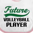 thumbnail image 4 of Inktastic Future Volleyball Player Boys Baby Bib, 4 of 4
