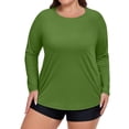 thumbnail image 2 of UV Protection Shirts for Women Long Sleeve Athletic Shirts UV Sun Protection Quick Dry Workout Fishing Lightweight Tops, 2 of 5