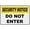 Warning Sign 2, variant on Security Screening Required Sign 8"x12", Aluminum Tin Warning Signs for Home Outdoor Garden, Durable Security Sign for Entry