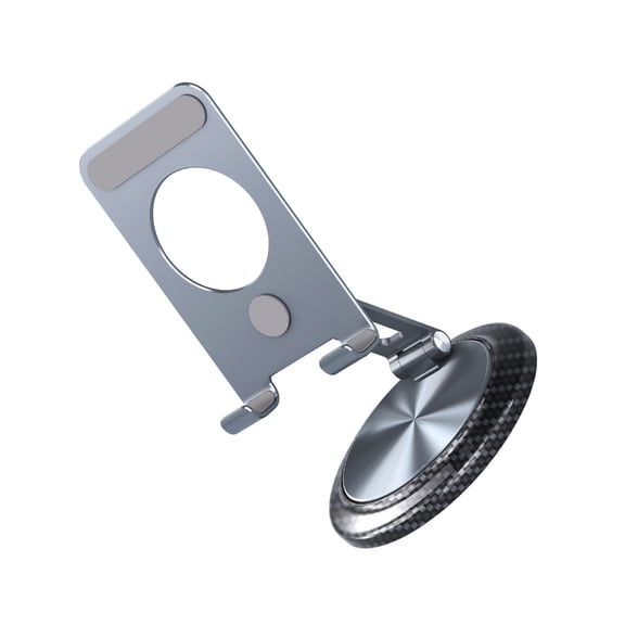 Stand Height Adjustable Rotary Cellphone Cradle Desktop Tablet Holder Foldable Mount