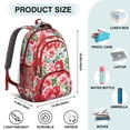 thumbnail image 5 of Pioneer Flower Backpack for School,Cute School Bag,Schoolbag with Adjustable Shoulder Straps & Padded Back,16.9 Inch, 5 of 5