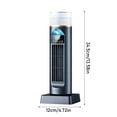 thumbnail image 2 of Portable Evaporative Air Cooler, White Remote Water Cooling Fan for Bedroom, Home and Small Indoor Spaces, 2 of 2