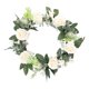 thumbnail image 1 of Corona de puerta delantera, corona artificial, corona de rosas, corona de primavera y verano, corona de boda para granja, porche, 1 of 9