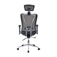 thumbnail image 6 of Techni Mobili High Back Executive Mesh Office Chair with Arms, Headrest and Lumbar Support , Black, 6 of 8