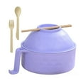 thumbnail image 6 of Instant Noodle Bowl Set With Microwave Safe Lid And Utensils For Quick Meals, Large Capacity Fiber Ramen Bowls For Students And Busy Individuals, 6-Piece Canteen Tableware Set, 6 of 6