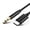 1.5m, variant on Durability USB C to 3.5mm Stereo Cable for Smartphones Tablets Laptops Cable with Plugs and Play Functionality