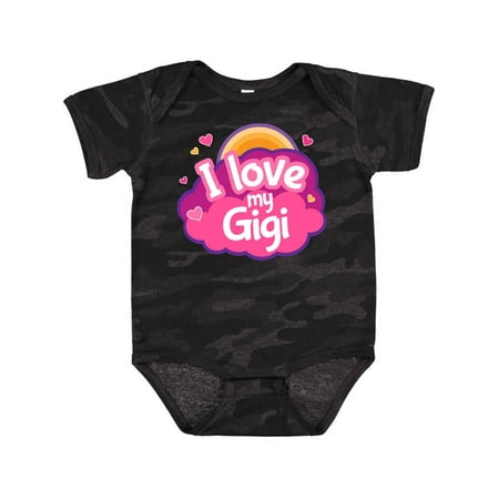 

Inktastic I Love My Gigi Grandma Grandchild Gift Baby Girl Bodysuit