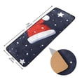 thumbnail image 3 of Christmas Santa Hats Stars Runner Rug Non Slip 72×24 in Ares Rugs for Bedroom Bathroom Living Room, 3 of 7