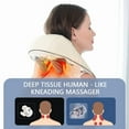thumbnail image 5 of Foreverlily 26W Brushless Motor Neck And Shoulder Massager Wireless Shoulder And Back Kneading Massage Shawl Neck masajeador, 5 of 9