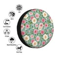 thumbnail image 5 of Rv Spare Tire Cover 16 inch - Rose Flowers Temg Tire Covers for Trailers, Adjustable Camper Spare Tire Cover, 5 of 7