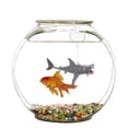 thumbnail image 4 of 2 Sets Aquarium Ornament Fish Tank Decorations Fish Tank Cute Floating Shark Decoration, 4 of 7