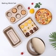 thumbnail image 3 of Bakeware Pans Set, 6 Pack Carbon Steel Baking Mould With Tray Box For Home Kitchen, 3 of 8