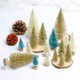 thumbnail image 5 of 8 Uds Mini árboles de Navidad pino nevado adorno de fiesta de Navidad decoración navideña, 5 of 5