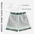 thumbnail image 3 of FORMRS Boys Swim Trunks Quick Dry Mesh Liner Boardshorts Sizes XS-XL, Red Christmas Gingerbread, 3 of 7